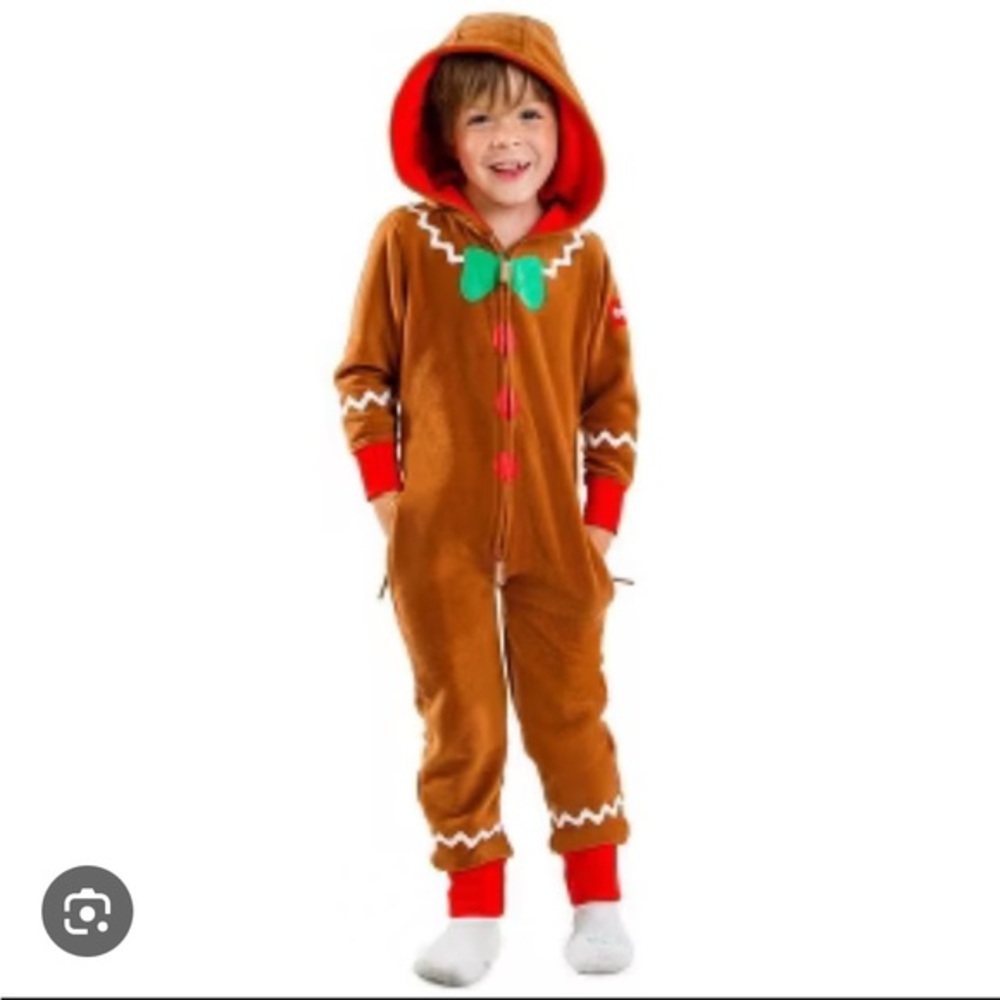 Target gingerbread pajama jumpsuit
